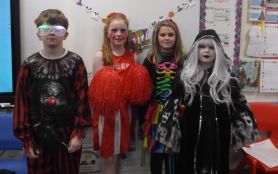 Some creepy pupils arrived into Room 10 today.  Aaahhh!