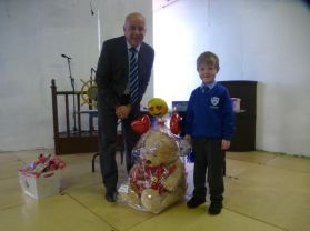 Winner of the St. Valentine's raffle