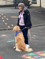 Guide dogs visit.