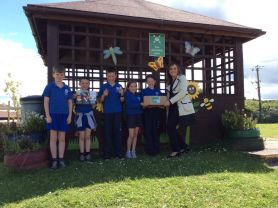 The Eco Committee receive Nexus refillable glue