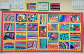 Our camouflage art display