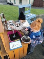 Outdoor learning in P1