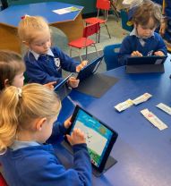 P1 loved our new iPads.