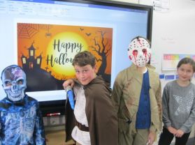 Some scary pupils in the P6K classroom today!