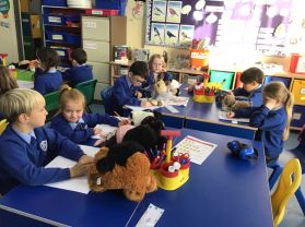 P3 had help with their weekly review today!