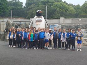 P2 visit Exploris