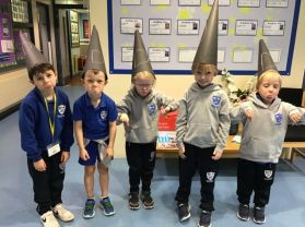 P3E are enjoying our new topic of \'School Long Ago\'.