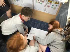 P4 Holy Family visit.