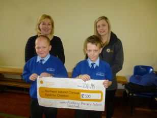 £500 raised for NI Cancer Fund for Children